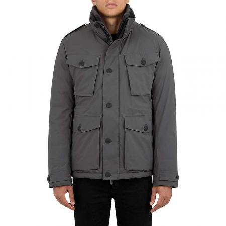 Save The Duck Men's Darius Jacket - Grey Black