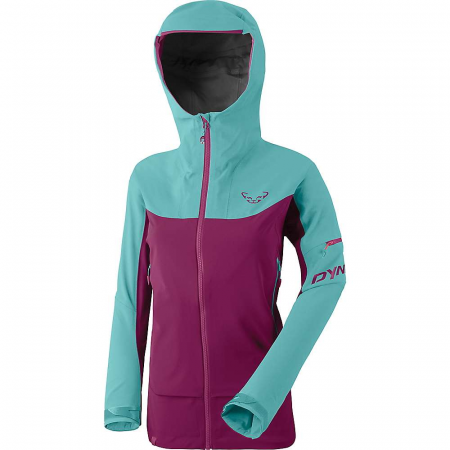 Dynafit Women's Beast Hybrid Jacket - Marine Blue Beet Red