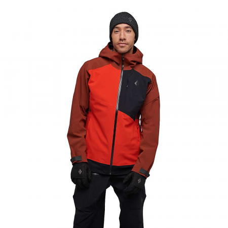 Black Diamond Men's Recon Stretch Ski Shell Jacket - Mulled Cider / Black / Octane