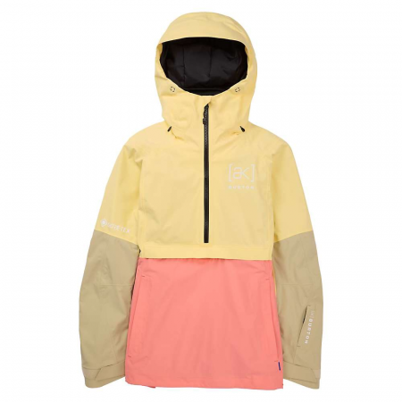 Burton Women's [ak] GTX 2L Kimmy Anorak - Buttermilk / Reef Pink / Mushroom