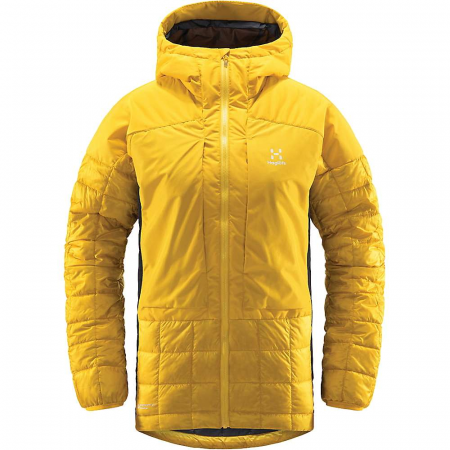 Haglofs Women's Nordic Mimic Hoodie - Pumpkin Yellow / True Black