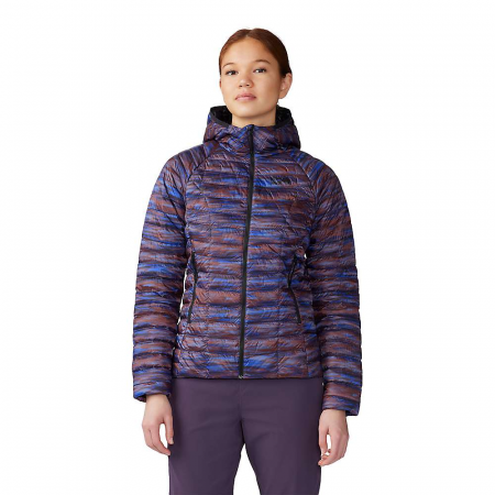 Mountain Hardwear Women's Ghost Whisperer/2 Hoody - Blurple Frequency Print