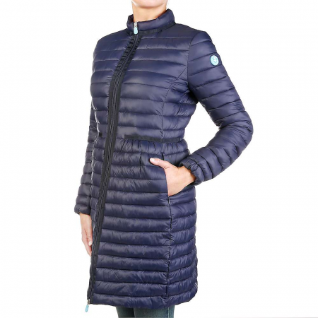 Save the Duck Women's Coat - Navy Blue