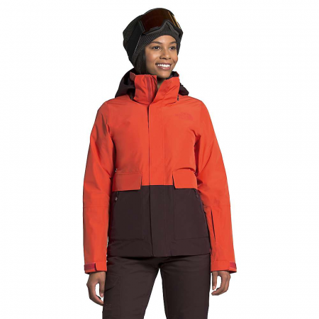 The North Face Women's Garner Triclimate Jacket - Flare / Root Brown / Root Brown Heather