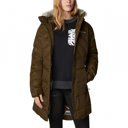 Columbia Women's Lay D Down II Mid Jacket - Olive Green Dobby