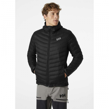 Helly Hansen Men's Verglas Hooded Down Hybrid Insulator Jacket - Black F23