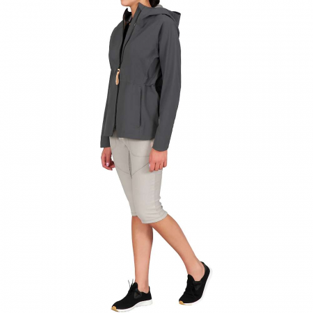 Indygena Women's Anzar Jacket - Grey Obsidian