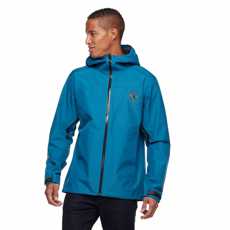 Black Diamond Men's Liquid Point Shell Jacket - Kingfisher KNGF