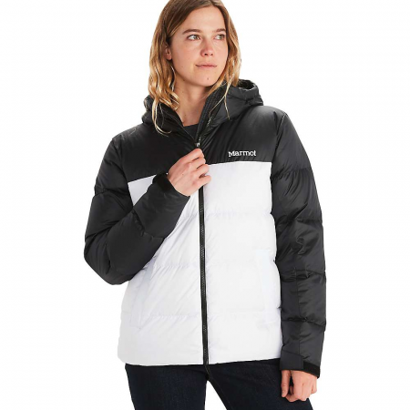 Marmot Women's Guides Down Hoody - White / Black