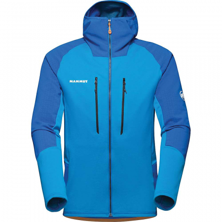 Mammut Men's Eiswand Advanced ML Hooded Jacket - Tarn / Azurit