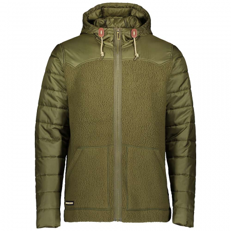 Powderhorn Men's Hybrid Sherpa Jacket - Military Green