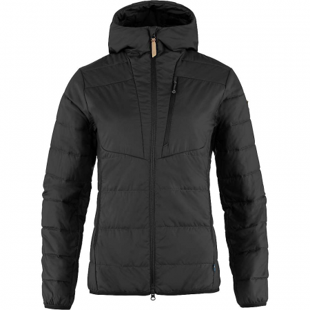 Fjallraven Women's Keb Padded Hoodie - Black