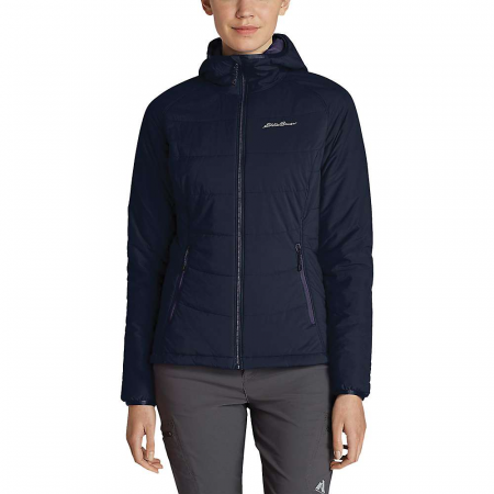 Eddie Bauer First Ascent Women's Ignitelite Flux Stretch Hooded Jacket - Navy