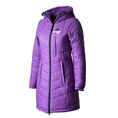 Gobi Heat Women's Victoria 5 Zone Heated Puffer Jacket - Plum