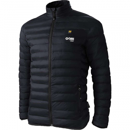 Gobi Heat Men's Wolf 3 Zone Heated Puffer Jacket - Onyx