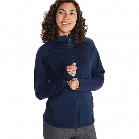 Marmot Women's Olden Polartec Pro Hoody - Arctic Navy