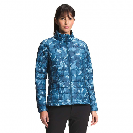 The North Face Women's Printed ThermoBall Eco Jacket - Monterey Blue Scattershot Print