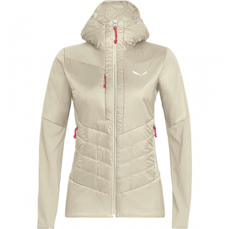 Salewa Women's Ortles Hybrid TW CLT Jacket - Oatmeal