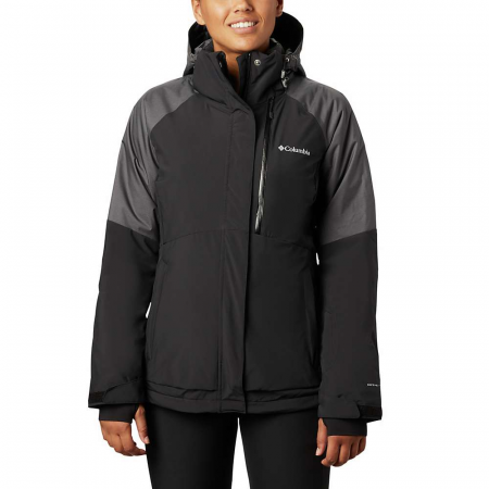 Columbia Women's Wildside Jacket - Black / Black Diamond Texture