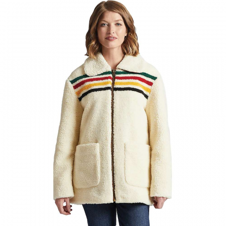 Pendleton Women's Glacier Sunset Fleece Jacket - Glacier Ivory