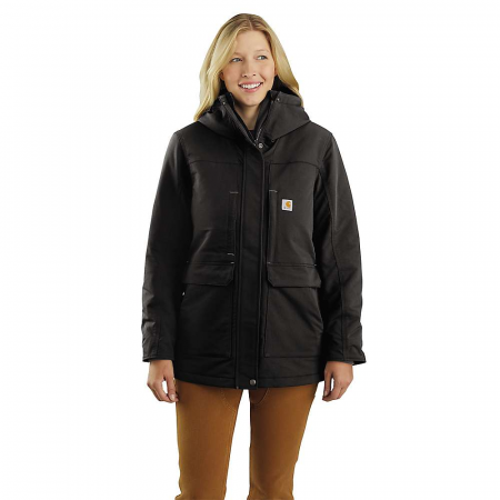 Carhartt Women's Super Dux Relaxed Fit Insulated Traditional Coat - Black