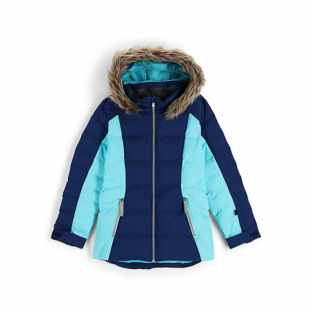 Spyder Girls' Atlas Synthetic Jacket - Abyss