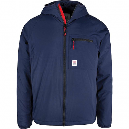 Topo Designs Women's Puffer Hoodie Jacket - Navy