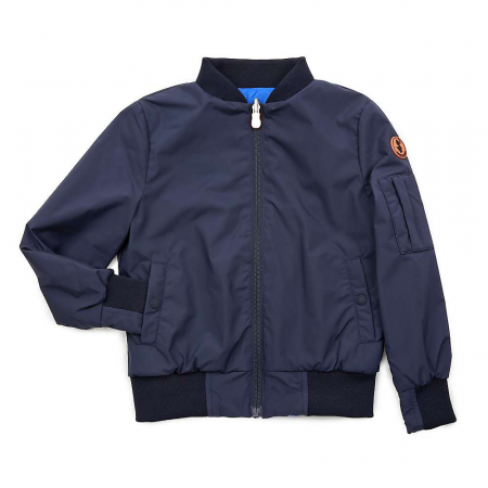 Save The Duck Unisex Lightweight Bomber Jacket - Navy Blue