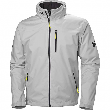 Helly Hansen Men's Crew Hooded Midlayer Jacket - Grey Fog