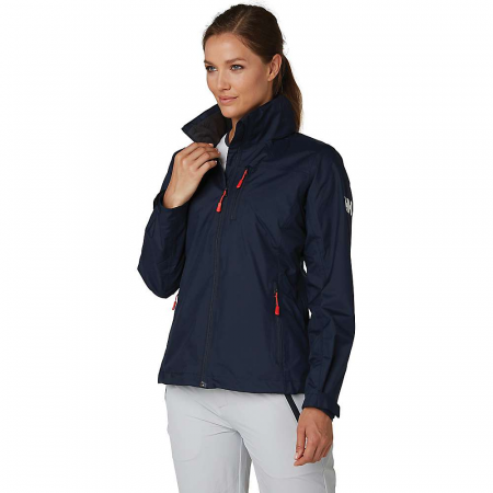 Helly Hansen Women's Crew Hooded Midlayer Jacket - Navy