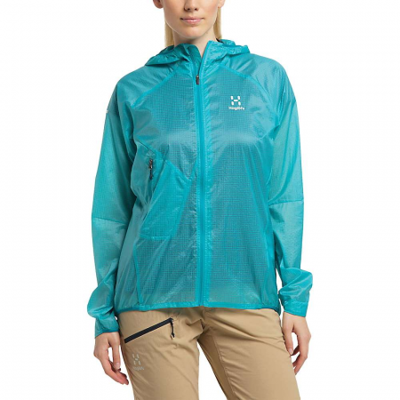 Haglofs Women's L.I.M Shield Comp Hoodie - Maui Blue