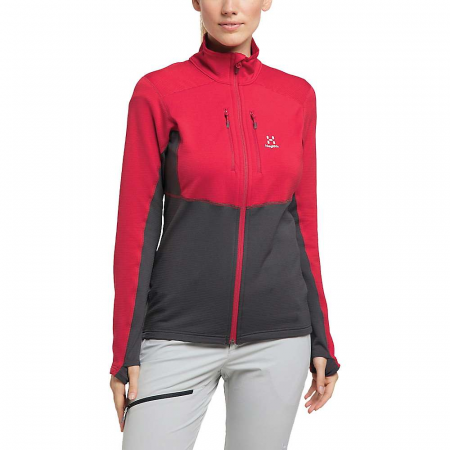 Haglofs Women's Roc Sheer Mid Jacket - Scarlet Red / Magnetite