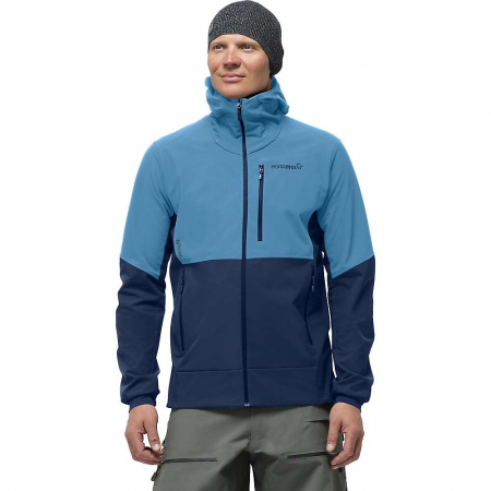 Norrona Men's Lofoten Hiloflex200 Hoodie - Hawaiian surf / Indigo Night