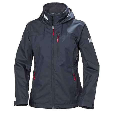 Helly Hansen Women's Crew Hooded Jacket - Navy