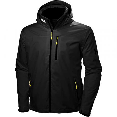 Helly Hansen Men's Crew Hooded Jacket - Black