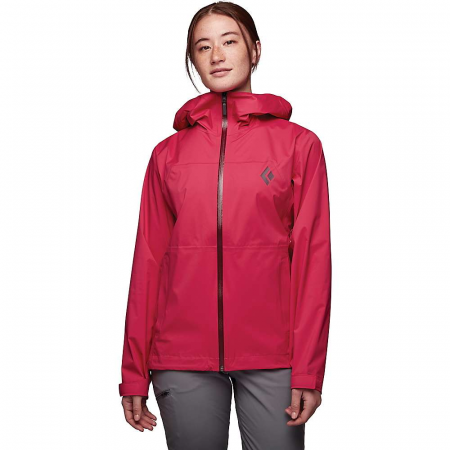 Black Diamond Women's StormLine Stretch Rain Shell - Pomegranate