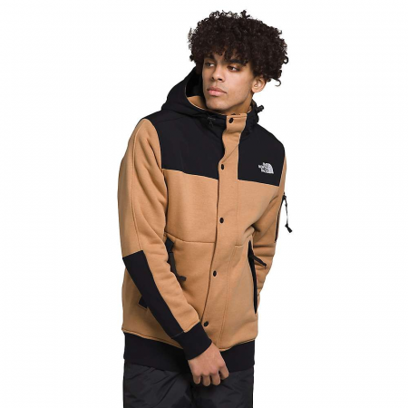 The North Face Men's Highrail Fleece Jacket - Almond Butter / TNF Black