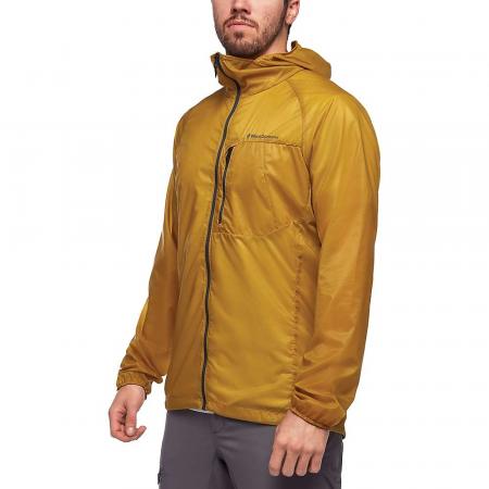 Black Diamond Men's Distance Wind Shell Jacket - Sulphur