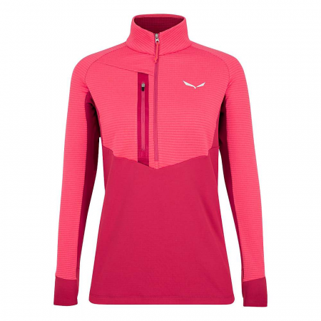 Salewa Women's Vajolet Responsive Half Zip Jacket - Virtual Pink