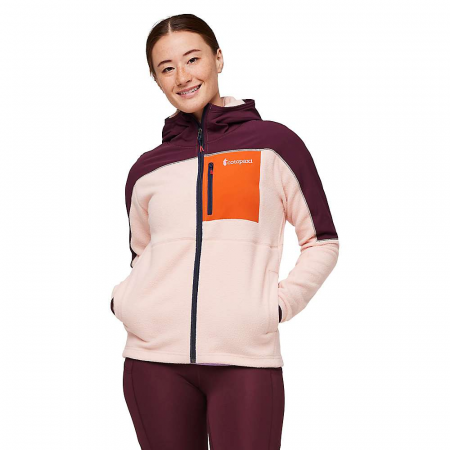 Cotopaxi Women's Abrazo Hooded Full-Zip Jacket - Wine / Rosewood