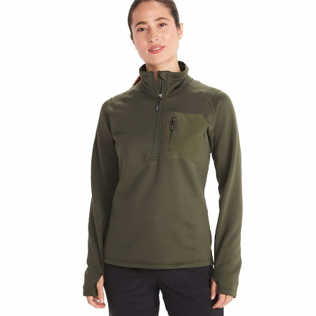 Marmot Women's Olden Polartec 1/2 Zip Top - Nori