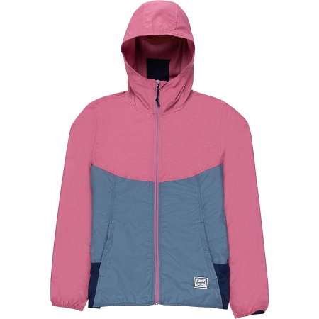 Herschel Supply Co Women's Packable Wind Jacket - Heather Rose / Blue Mirage