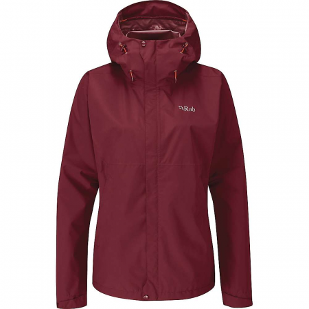 Rab Women's Downpour Eco Jacket - Deep Heather