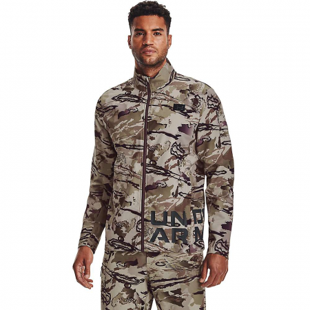 Under Armour Men's Hardwoods Graphic Jacket - UA Barren Camo / Black