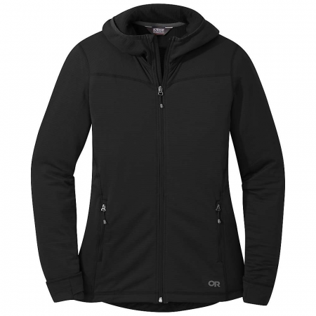 Outdoor Research Women's Vigor Full Zip Hoody - Black