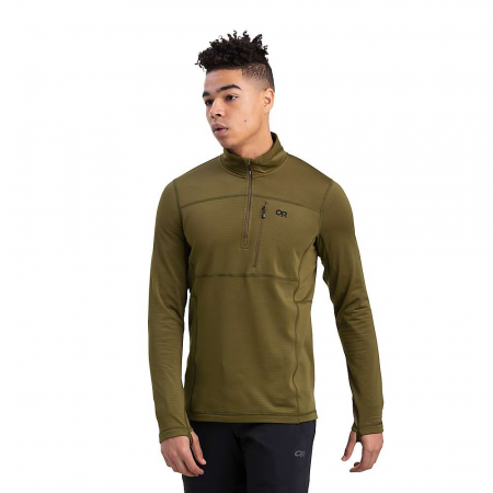 Outdoor Research Men's Vigor Quarter Zip Jacket - Loden