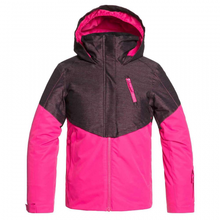 Roxy Girls' Frozen Flow Jacket - Beetroot Pink