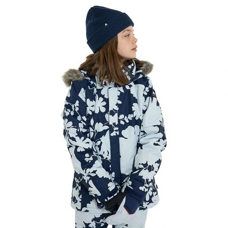 Burton Girls' Bennett Jacket - Ballad Blue Camellia