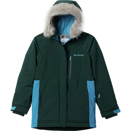 Columbia Girls' Ava Alpine Jacket - Spruce / Fjord Blue