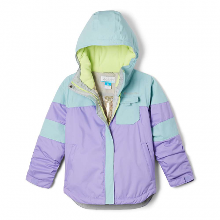 Columbia Girls' Mighty Mogul II Jacket - Paisley Purple / Aqua Haze